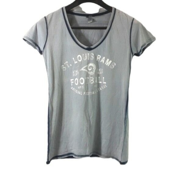 NFL Tops - NFL Team apparel ST. Louis Rams size XL gray blue white t-shirt *